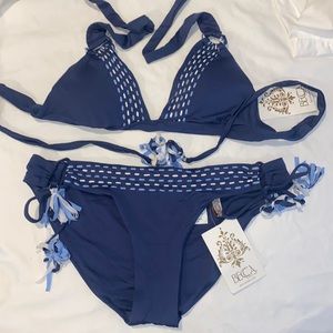 NWT Blue Becca Bikini